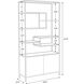 Stamos Gold / Raw Umber Bookcase